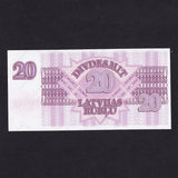 Latvia (P39) 20 Rublu, 1992, UNC