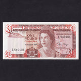 Gibraltar (P20e) £1, 4th August 1988, QEII, UNC