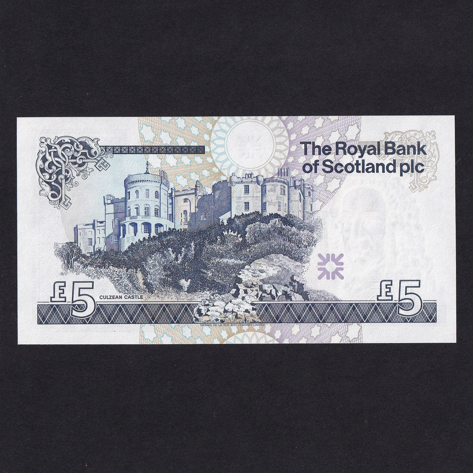 Scotland (P352e) Stephen Hester First series £5, 21st November 2008, superb low serial, B97 000049, RB97e, UNC