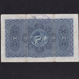 Scotland (P159a) British Linen Bank, £20, 25th May 1942, Mackenzie printed signature, E/4 8/849, PMS BL68c, VG