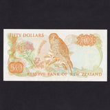 New Zealand (P174a) $50, QEII, Hardie signature, XAN 669870, PRESSED GDEF