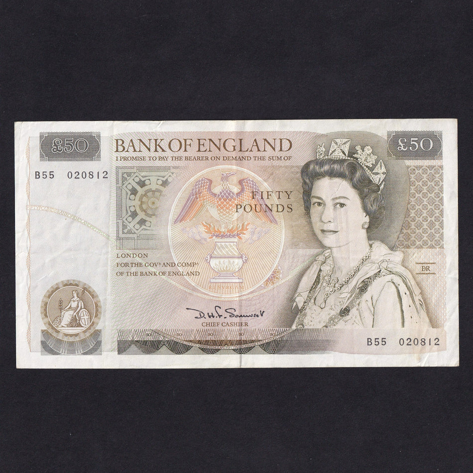Bank of England, type set (5 notes) £1, £5, £10, £20 & £50, Queen Elizabeth II, VF