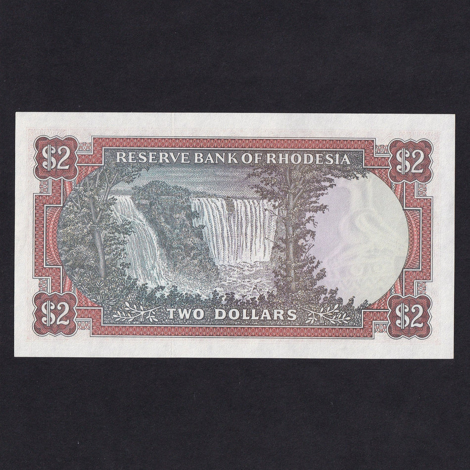 Rhodesia (P41) $2, 10th April 1979, K/152 000048, this is note 48 of the date, UNC