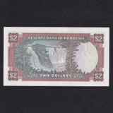 Rhodesia (P31p) $2, 10th April 1979, K/152 000048, this is note 48 of the date, UNC