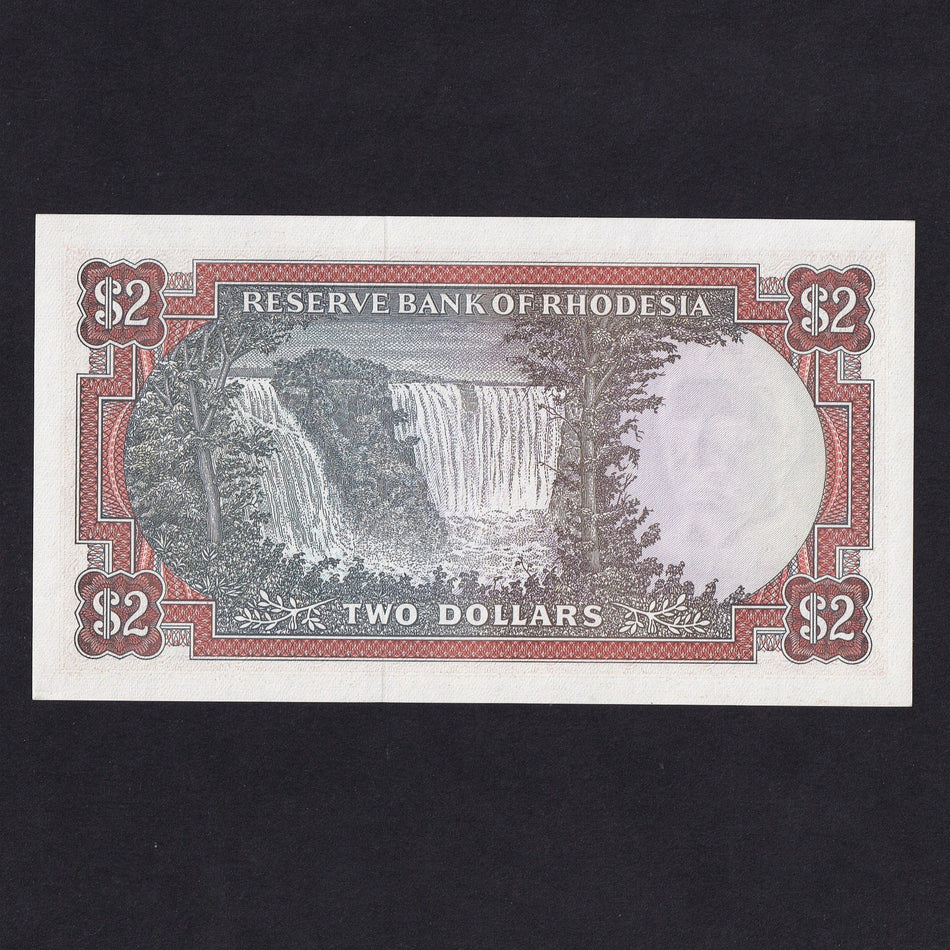 Rhodesia (P35a) $2, 1st March 1976, this is note 48 of the date, K/120 000048, UNC