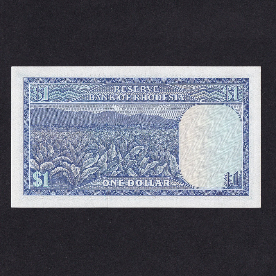 Rhodesia (P34a) $1, 1st March 1976, this is note 48 of the date, L/82 000048, UNC