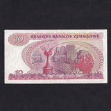 Zimbabwe (P.3a) $10 replacement, Salisbury 1980, CW0004835A, A/EF