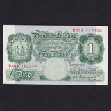 Bank of England (B258) Peppiatt, £1, 1948, R50A, pressed, A/EF