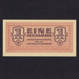Germany (PM36) 1 Reichsmark, Wehrmacht auxiliary payments certificate, 1942, Nazi, UNC