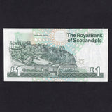 Scotland (P356) Royal Bank of Scotland, £1, European Summit, Edinburgh, December 1992, low serial & first million, EC0 000102, count crease, A/UNC