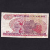 Zimbabwe (P.3a) $10 replacement, Salisbury 1980, CW0004846A, Fine
