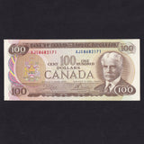 Canada (P91b) $100, Sir Robert Borden, Crow/ Bouey, AJG 8682171, EF