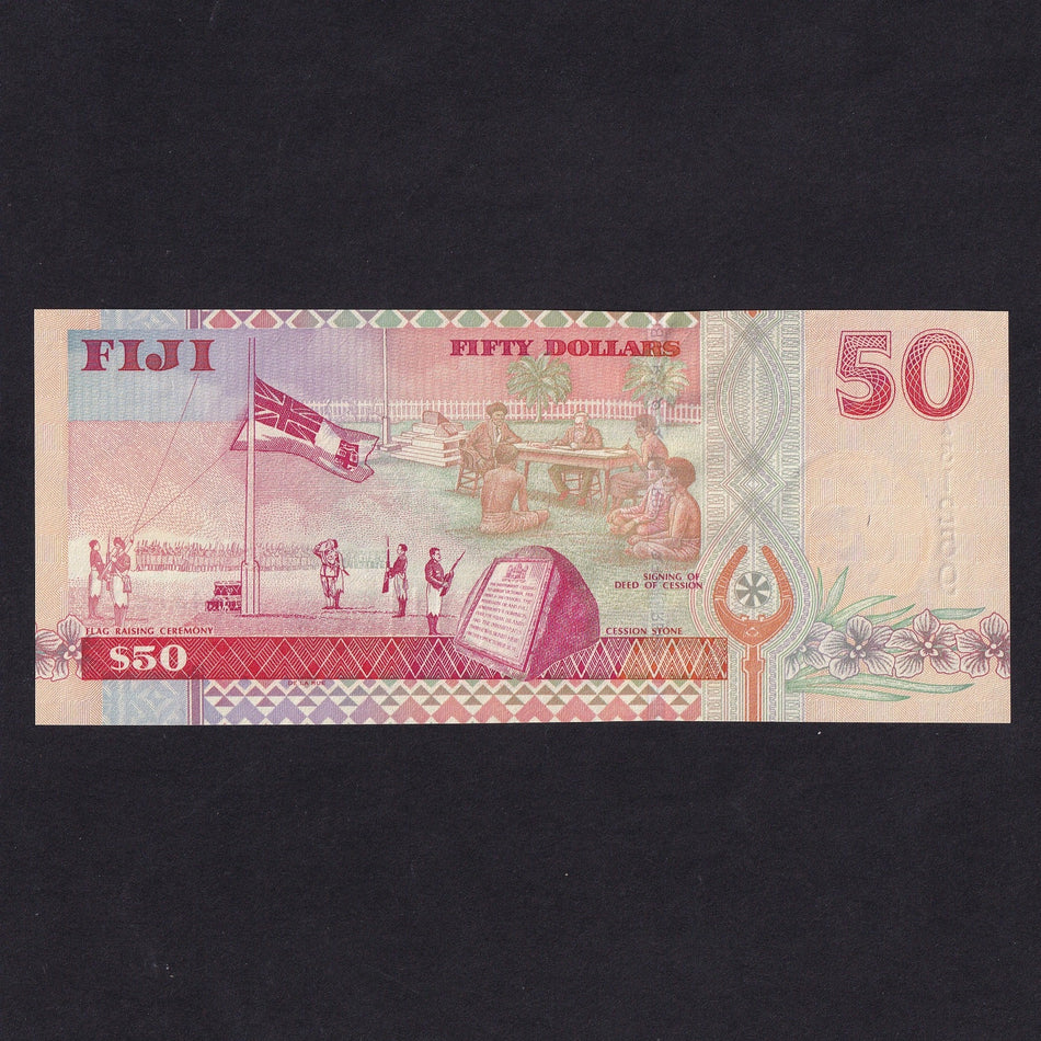 Fiji (P108a) $50, M431259, UNC