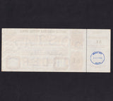 British Honduras, $1 postal order, 1985, QEII, A/2 10536, with counterfoil, unissued, Good EF