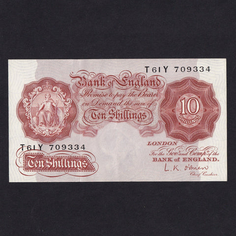 Bank of England (B271) O'Brien, 10 Shillings, T61Y, Good EF