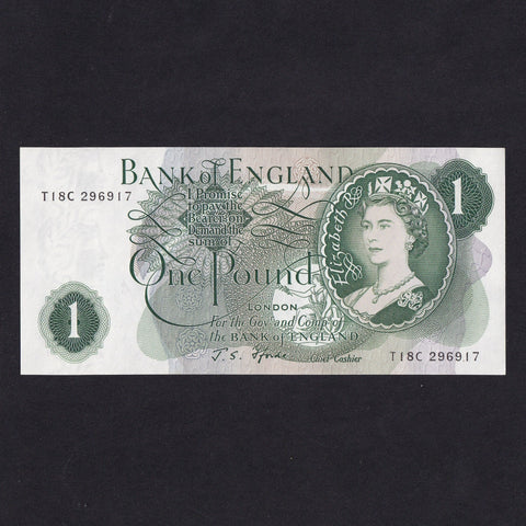 Bank of England (B305) Fforde, £1, T18C, Good EF