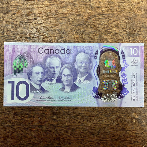 Canada, £10, 1867-2017, 150th-year commemorative, UNC