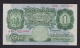 Bank of England (B225) Catterns £1, J78, EF