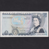 Bank of England (B343) Somerset, £5, Good EF