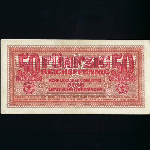 Germany (PM35) 50 Reichpfennig, 1942, Nazi, for military canteens etc , Fine