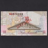 Northern Ireland (P198aS) Northern Bank, £10 specimen, 24th February 1997, BB000000, UNC