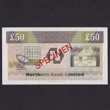 Northern Ireland (P196s) £50 specimen, 1st November 1990, Northern Bank Limited, D000000, Good EF