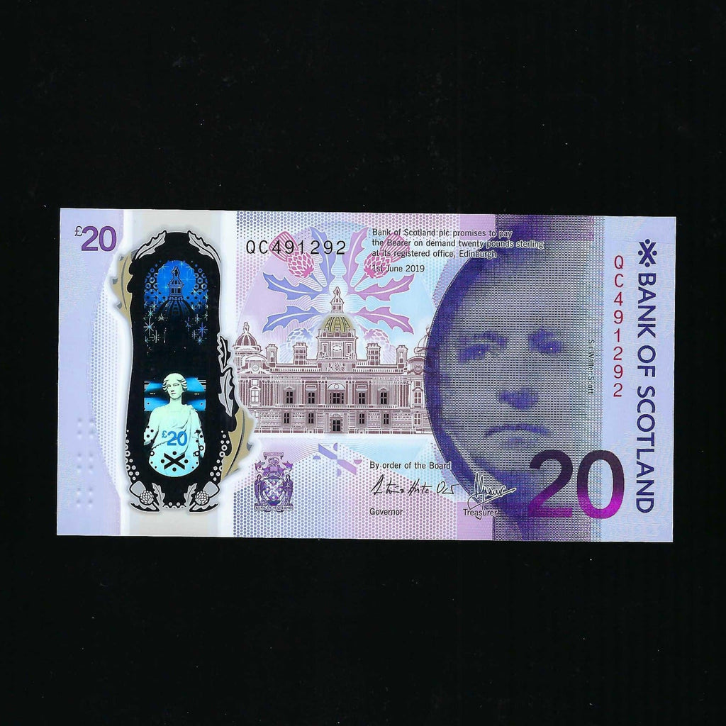 Scotland, Bank of Scotland, £20, 2020, Queensferry Crossing commemorative, UNC