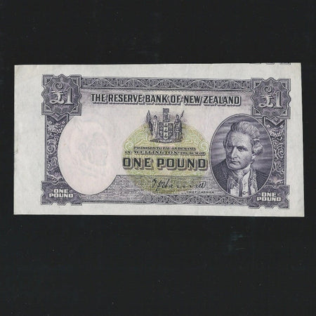 P.159a New Zealand £1 Hanna sig. (1940) w/o serials printers waste ? GDEF - Colin Narbeth & Son Ltd. - 1