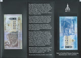 Scotland, Bank of Scotland, matched pair of polymer banknotes, first million, AA002254, £5 & £10 ( BA133a & BA134a), Bank of Scotland, in presentation pack, UNC