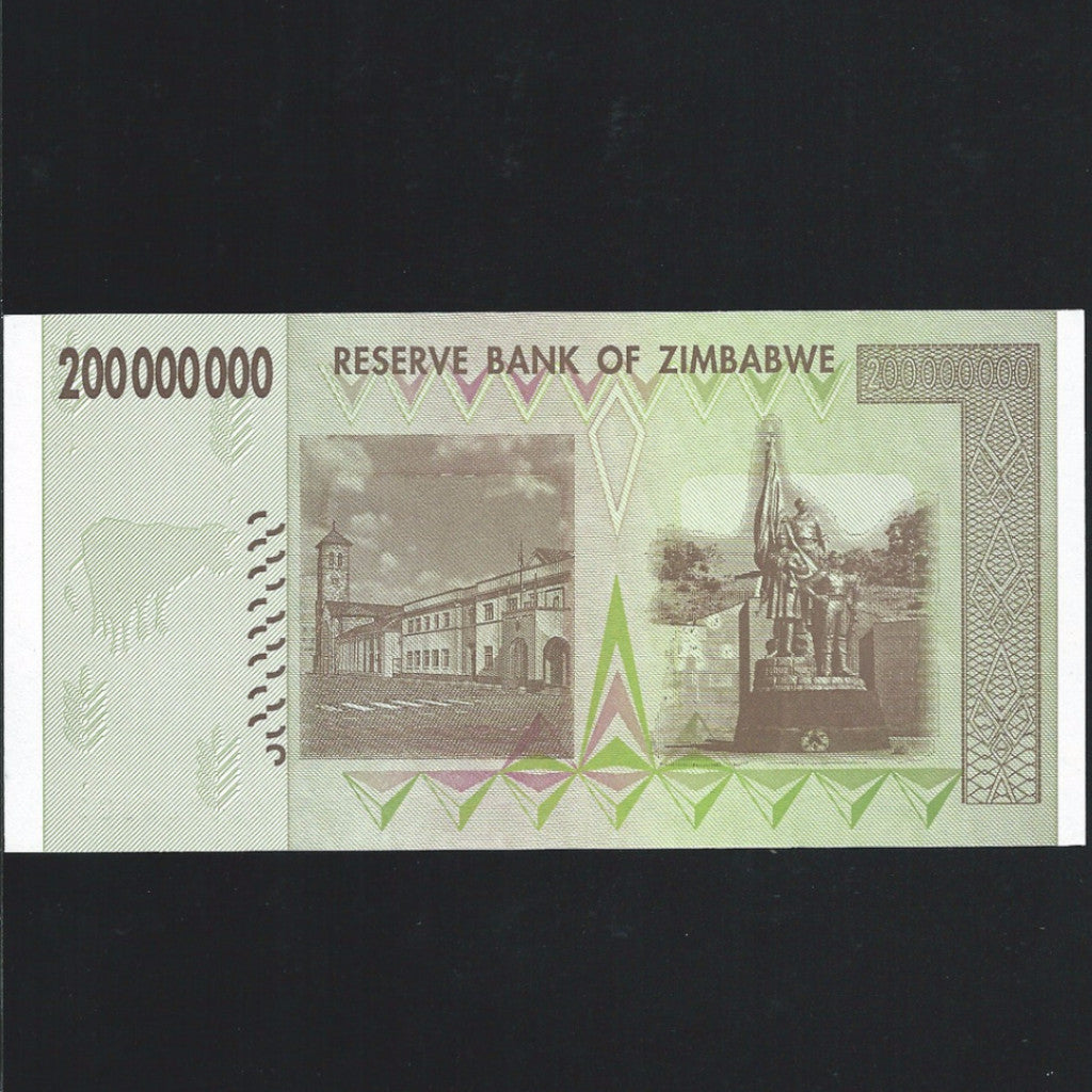 P.81 Zimbabwe 200 Million Dollars (2008) UNC - Colin Narbeth & Son Ltd. - 2