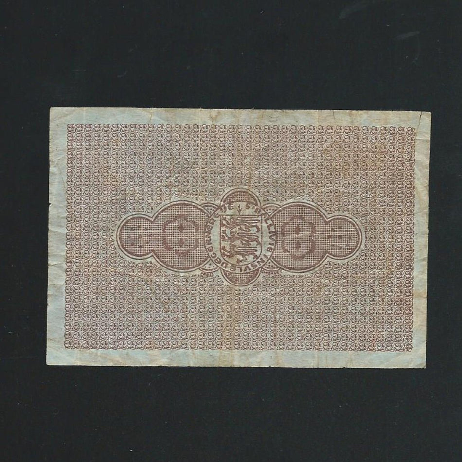 Guernsey (P24) 6 Pence, 1st January 1942, blue paper, no.AC1747, VG/Fine