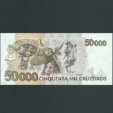 P.237 Brazil 50 Cruzerios Reals on 50000 Cruzeiros (1993) UNC - Colin Narbeth & Son Ltd. - 2