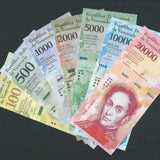 Venezuela (P93-99 types, some dates not in Krause) 100, 500, 1000, 2000, 5000, 10000 & 20000 Bolivares set (7 notes), 2016-17, UNC