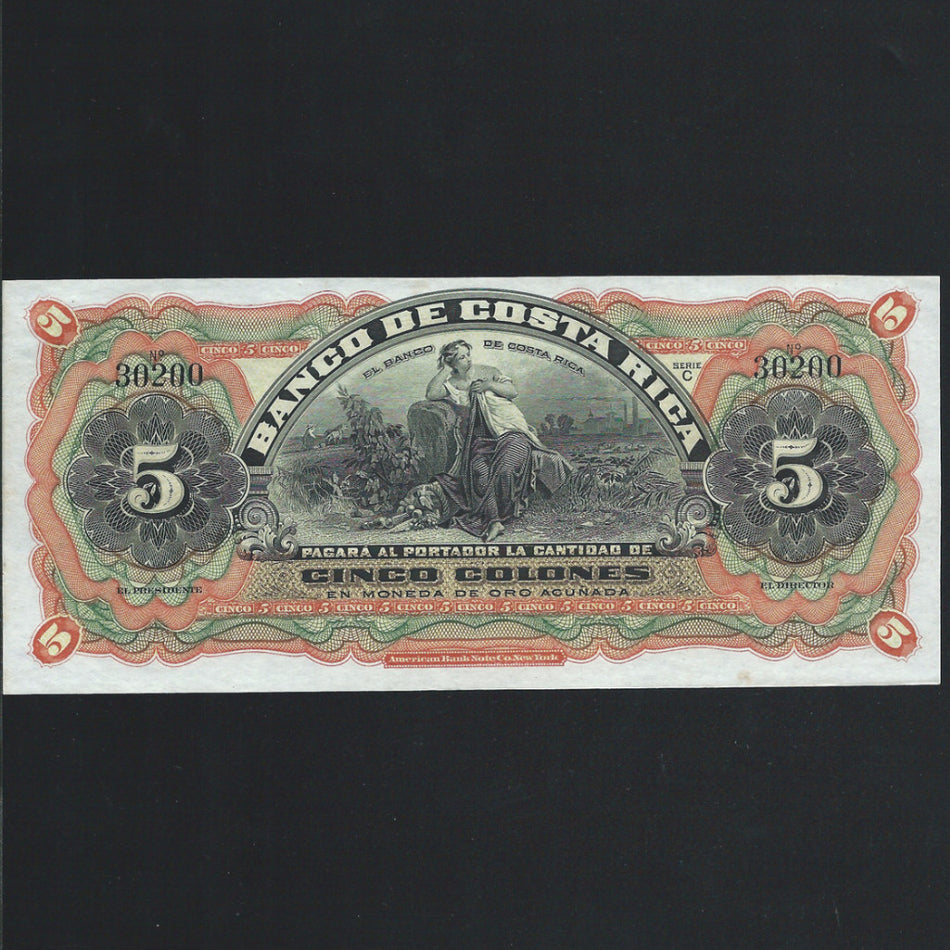 Costa Rica Banknotes Set Costa Rica banknotes for sale – Colin Narbeth & Son Ltd.