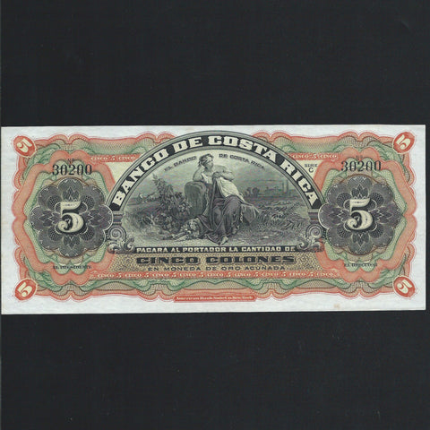 PS.173r Costa Rica 1 Peso (1901) unissued, UNC - Colin Narbeth & Son Ltd. - 1