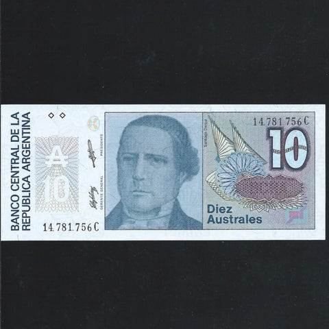 P.325b Argentina 10 Peso, signature title C, UNC - Colin Narbeth & Son Ltd. - 1