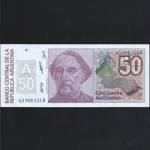 P.326b Argentina 50 Peso, signature title C, UNC - Colin Narbeth & Son Ltd. - 1