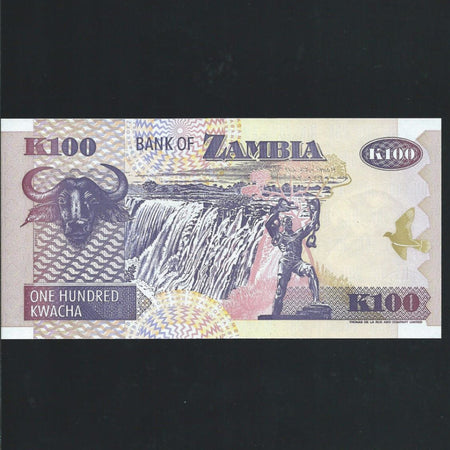 P.38b Zambia 100 Kwacha (1992) signature 11, UNC - Colin Narbeth & Son Ltd. - 2