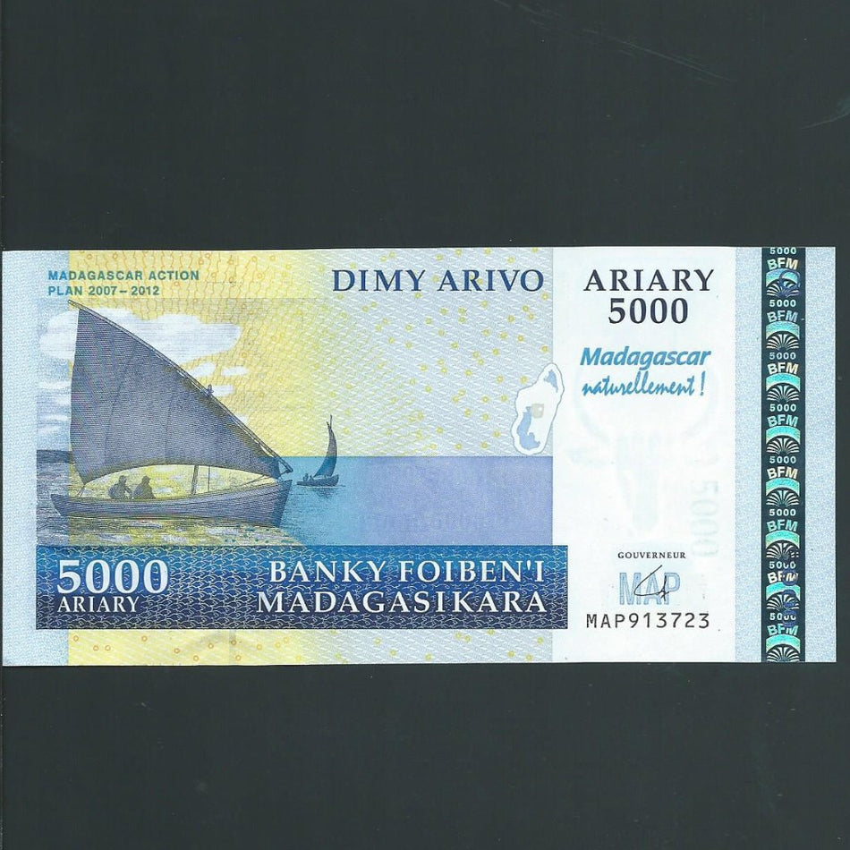 Madagascar (P94) 5000 Ariary, 2008, MAP Madagascar Action Plan, UNC