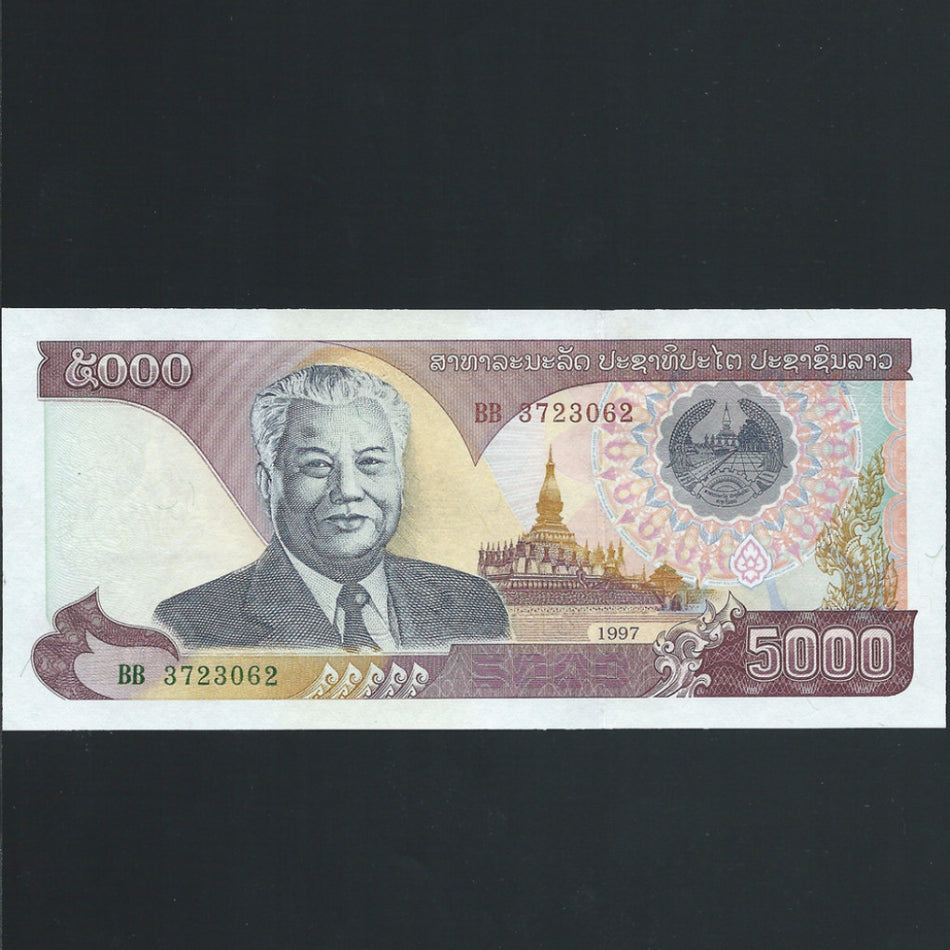 Laos (P34) 5000 Kip, 1997, UNC