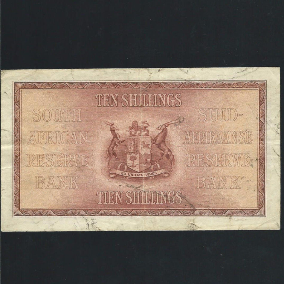 P.82d South Africa 10/- (07.11.1932) J. Postmus signature, VG - Colin Narbeth & Son Ltd. - 2