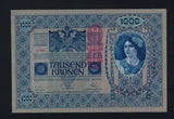 Austria (P.59a) 1000 Kronen, 1919 (dated 1902), EF
