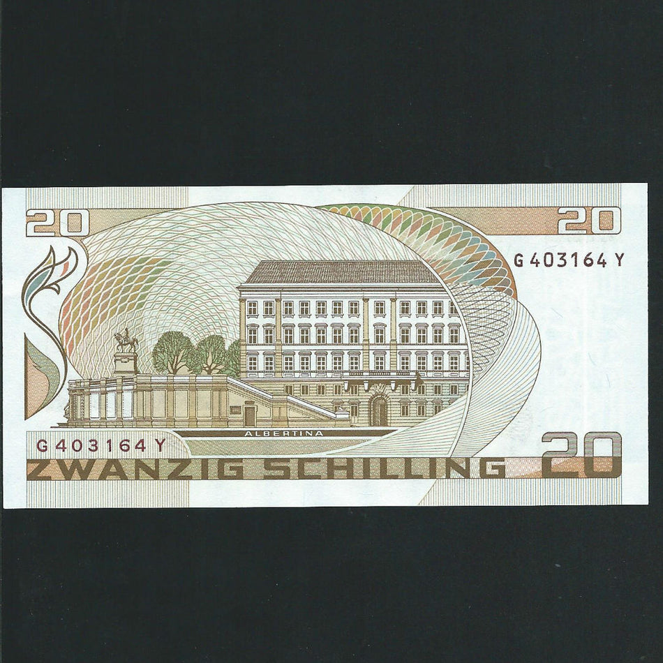 Austria (P148) 20 Schilling, 1988, UNC