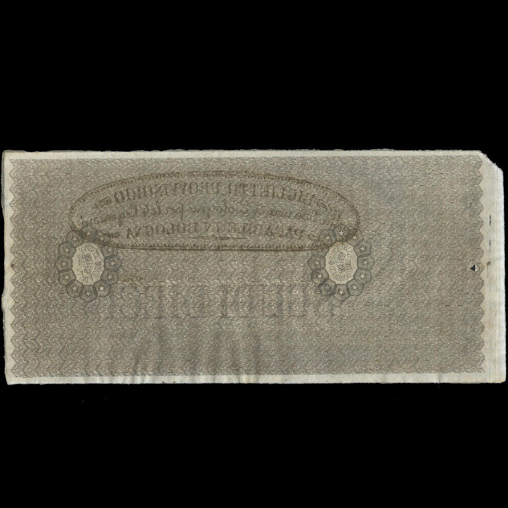 P.S682 Italy 10 Scudi overprint Biglietto, Banco Dello Stato Pontificio, unissued - Colin Narbeth & Son Ltd. - 2