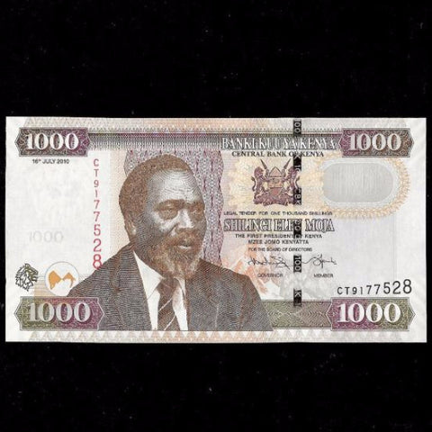 P.51e Kenya 1000 Shillingi (2010) UNC - Colin Narbeth & Son Ltd.