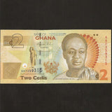 P.37A Ghana 2 Cedis commemorative text (2010) UNC - Colin Narbeth & Son Ltd. - 1