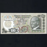 Turkey (P189b) 100 Lirasi, 1979, Prefix H, UNC