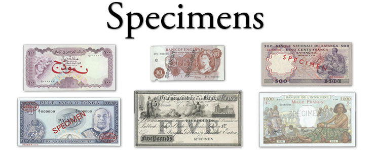 Specimen Banknotes